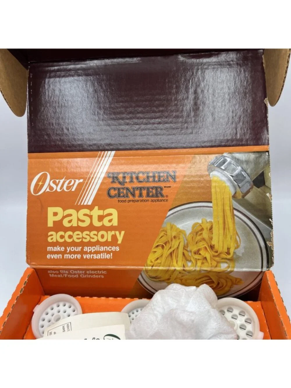 Oster Kitchen Center Pasta Accessory Meat Food Grinder Attachment 939-65